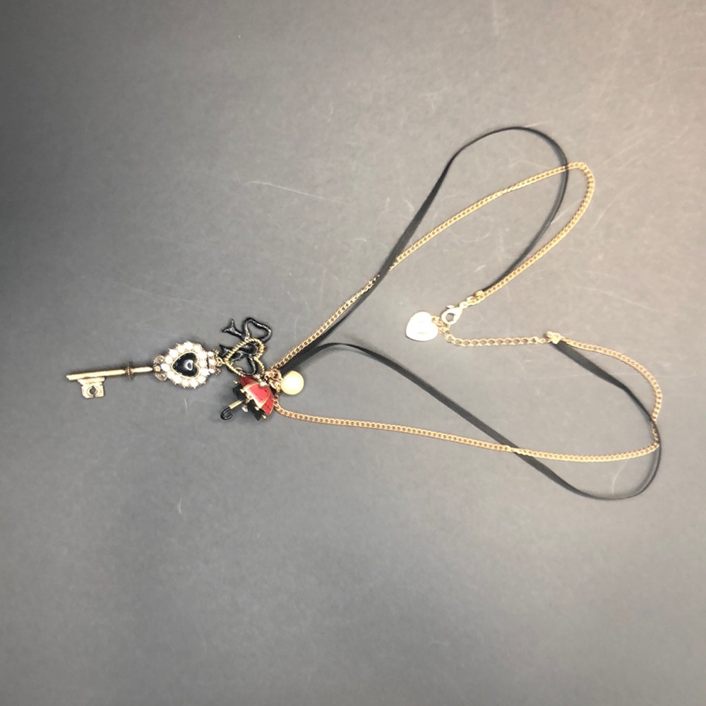 Betsy Johnson Umbrella Necklace